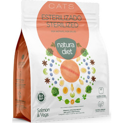 Natura Diet Cat Sterilised Salmon & Vegetables 3kg