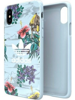 Adidas OR SnapCase Floral case for iPhone X / Xs - gray