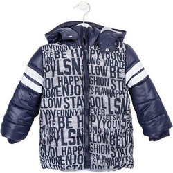 Losan Παιδικό Μπουφάν Χειμωνιάτικο Puffer Μπλε 725-2008AC