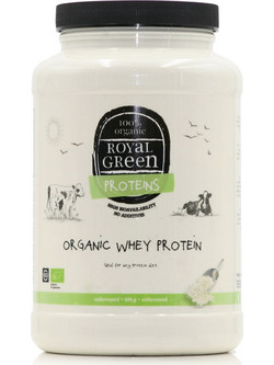 Am Health Royal Green Organic Whey Proteine Isolate Πρωτεΐνη Ορού Γάλακτος Γράμμωσης 600gr
