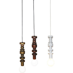 Home Lighting Gabriel Κρεμαστό Φωτιστικό Οροφής Μονόφωτο G9 Μπρονζέ 77-3838 Copper