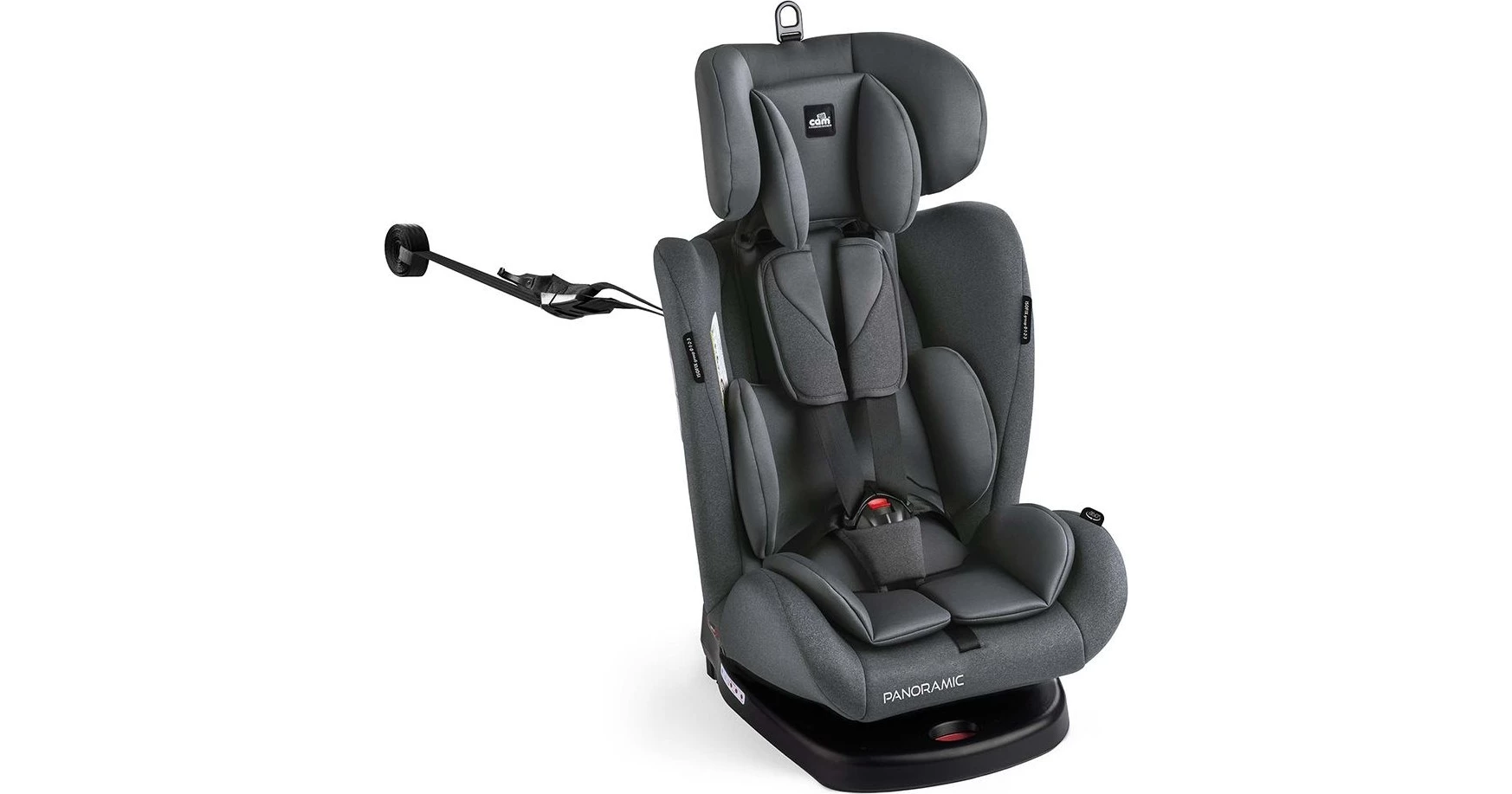 Kikkaboo Seggiolino Auto 0-36 kg STARK ISOFIX BLACK Girevole 360 °