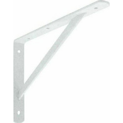 Γωνία Στήριξης Ραφιών Λευκή 250 x 400mm Samson C βαρέως τύπου 580106.0005