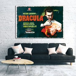 Πίνακας σε καμβά - Vintage Movie Posters - Dracula - 45 x 30 εκ
