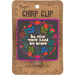 Διακοσμητικό Κλίπ Μαγνητάκι Be Nice Natural Life