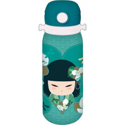 Graffiti Kimmidoll Παιδικό Μπουκάλι Θερμός Ανοξείδωτο BPA Free Μπλε 450ml