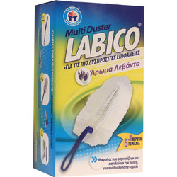 Φτερό Ξεσκονίσματος Multi Duster Λεβάντα Labico (Συσ./5τεμ+1 Χερούλι)