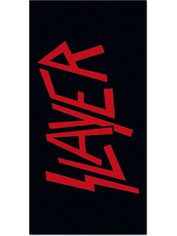 Slayer Πετσέτα Θαλάσσης Μαύρη 75x150cm BTSL01