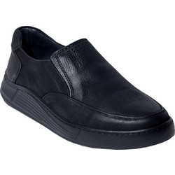 Safe Step-Ανδρικά casual Δερμάτινα-S-19-ΜΑΥΡΟ