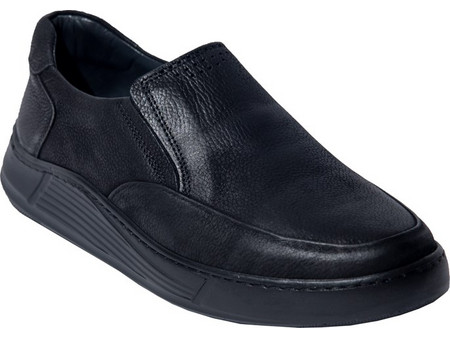 Safe Step-Ανδρικά casual Δερμάτινα-S-19-ΜΑΥΡΟ