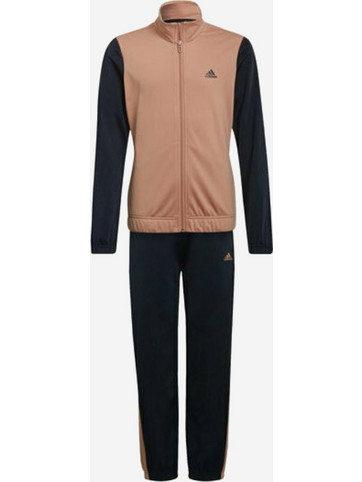 Adidas Essentials Παιδικό Σετ Φόρμας Μαύρο Ροζ GS0188