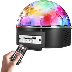 Crystal Magic Ball Light LED RGB Φωτιζόμενη Nτισκομπάλα