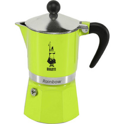 Bialetti Rainbow Μπρίκι Espresso 3Cups Πράσινο