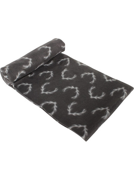 Κουβέρτα - ριχτάρι Fleece με σχέδιο γκρι 130Χ170 εκ. - TNS 39-950-1940-3