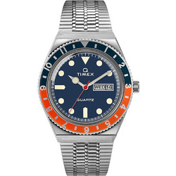 Timex Reissue Ανδρικό Ρολόι με Ασημί Μεταλλικό Μπρασελέ TW2U61100