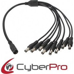CYBERPRO CP-DCS8 Διακλαδωτής DC τροφοδοσίας 1 Θηλ. σε 8 Αρσ