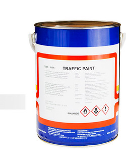 Hydroton Traffic Paint Χρώμα Διαγράμμισης Λευκό 4lt
