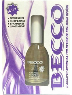 Becco 4 In 1 Σκληρυντικό Πινέλο Ενδυνάμωσης Νυχιών 11ml