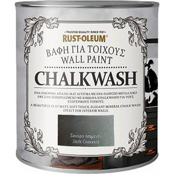 Rust-Oleum Chalkwash Paint Χρώμα Κιμωλίας Dark Concrete 1000ml