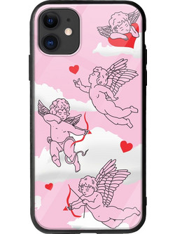 Θήκη Love Angels iPhone 11 Groove TPU (Tempered Glass και TPU)