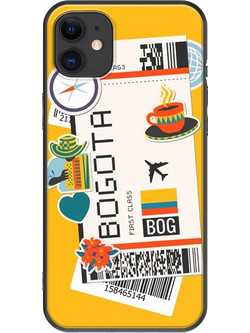 Θήκη Ticket To Bogota iPhone 11 Black TPU (Μαύρη Σιλικόνη)
