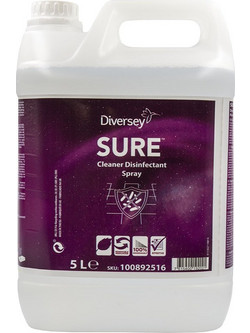 Diversey Sure Cleaner Απολυμαντικό Επιφανειών 5Lt