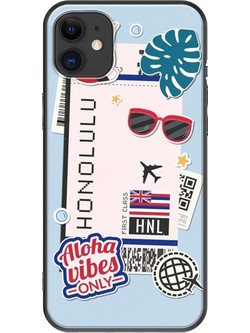 Θήκη Ticket To Honolulu iPhone 11 Black TPU (Μαύρη Σιλικόνη)
