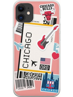 Θήκη Ticket To Chicago iPhone 11 Flexible TPU (Διάφανη Σιλικόνη)