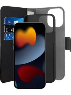 Θήκη Apple iPhone 13 Pro - Puro Wallet Detachable 2 In 1 - Black