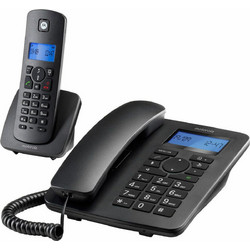 Motorola C4201 Ασύρματο Τηλέφωνο Σετ Duo με Ανοιχτή Ακρόαση