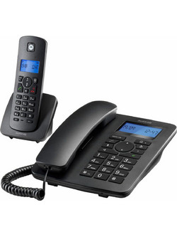 Motorola C4201 Ασύρματο Τηλέφωνο Σετ Duo με Ανοιχτή Ακρόαση