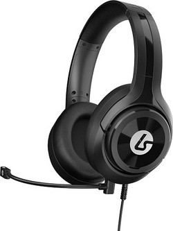 LucidSound LS10P Gaming Headset Over Ear Black