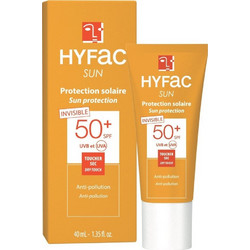 Biorga Hyfac Sun Invisible Αντηλιακή Κρέμα Προσώπου SPF50+ 40ml