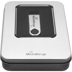 MediaRange Aluminum storage box, for USB flash drives, silver (MRBOX901)
