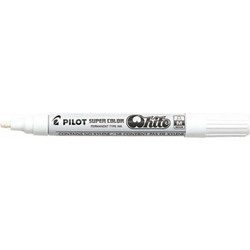 Pilot Μαρκαδόρος Ανεξίτηλος Medium Λευκό SC-W-M
