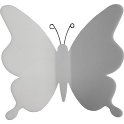 Διακοσμητικά αυτοκόλλητα τοίχου White Butterflies 3D πολυπροπυλενίου-Mauro