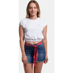 Target Raster Γυναικείο Αθλητικό Crop Top Λευκό S22/65124T