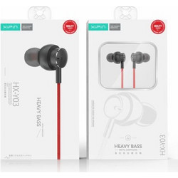 Xipin HX-Y03 Handsfree In-Ear 3.5mm Black Red