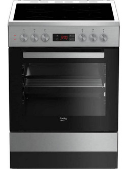 Beko FSM 67320 DXT Κουζίνα Ηλεκτρική 65lt με Κεραμικές Εστίες 60cm