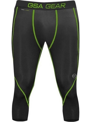 GSA Compression Ανδρικό Κολάν 3/4 Μαύρο 181608-Blk-Bru