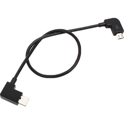 Καλώδιο Micro USB Male σε USB Type C Male για DJI MAVIC PRO + SPARK (30cm) - Black