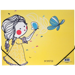 Κουτί με λάστιχο - Pepitta and butterfly (25x35x3) - A&G