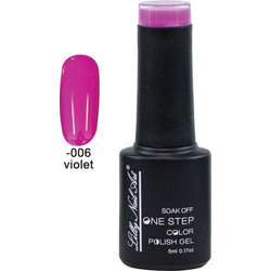 Lilly Nail Art Color Gel Violet Ημιμόνιμο Βερνίκι Νυχιών 5ml