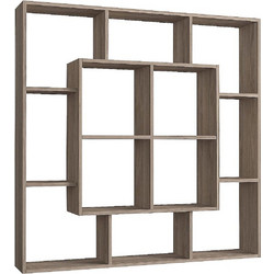ArteLibre Nisiros Βιβλιοθήκη 136x22x136cm 14410279