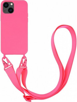 Vivanco Necklace Back Cover Pink (iPhone 13 mini)
