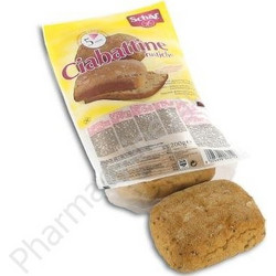 SCHAR, Ψωμάκια Πολύσπορα, Ciabattine Rustiche, 200g (4x50g)