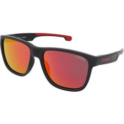 Carrera CA003/S OIT/UZ Αθλητικά Ανδρικά Γυαλιά Ηλίου Τετράγωνα Κοκάλινα Μαύρα με Πορτοκαλί Καθρέπτη Φακό