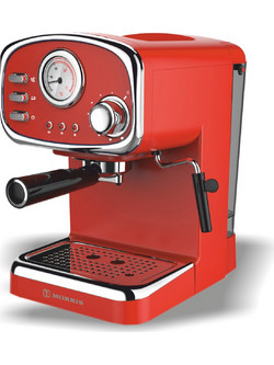 Morris Retro R20808EMR Red Μηχανή Espresso 1100W 20bar