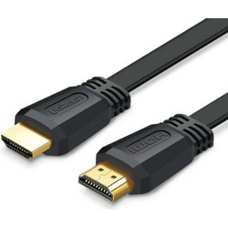 Ugreen Καλώδιο HDMI 2.0 Flat HDMI Male to HDMI Male 3m Black