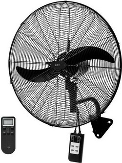 Life WindPro 65 Ανεμιστήρας Τοίχου 65cm 210W με Τηλεχειριστήριο